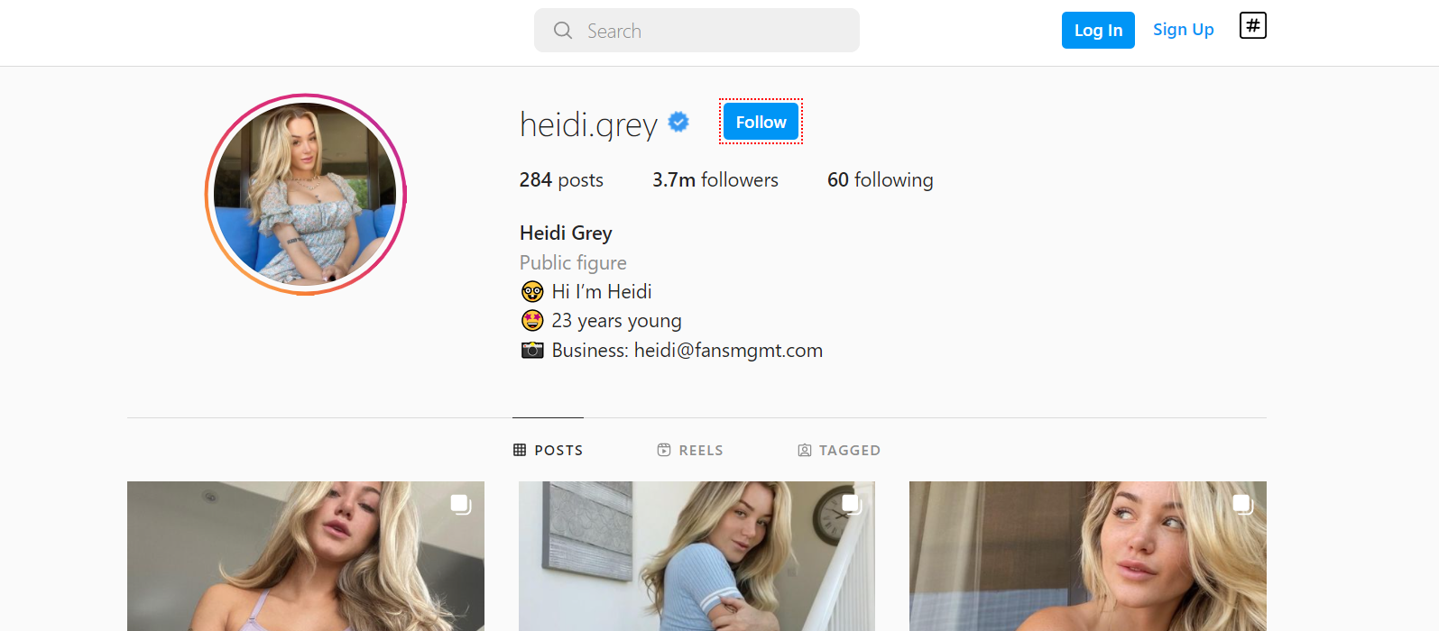 Heidi Grey Biography An Instagram And Onlyfans Model 2023 